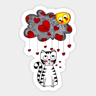 Love-Struck Yuna | A Valentine's Day Tale Sticker